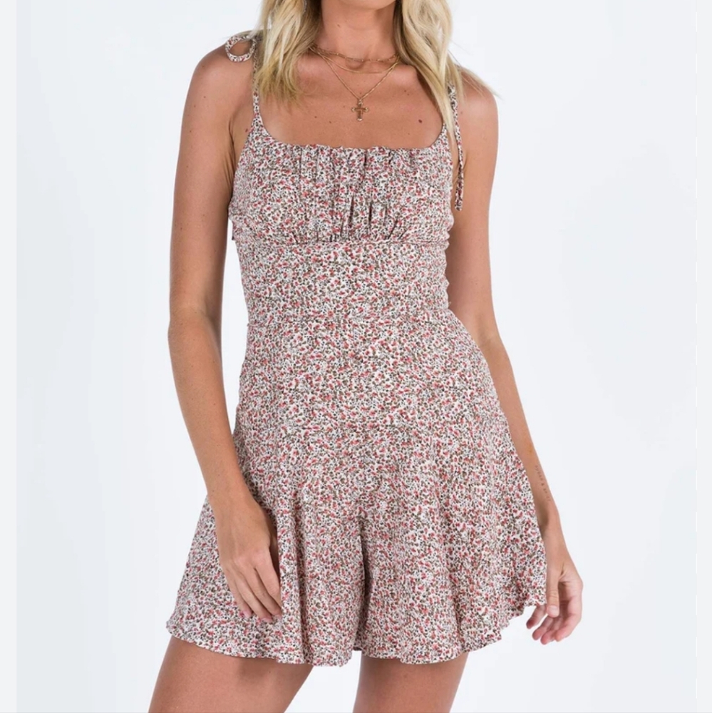 Princess Polly THE MARKO ROMPER RED MULTI